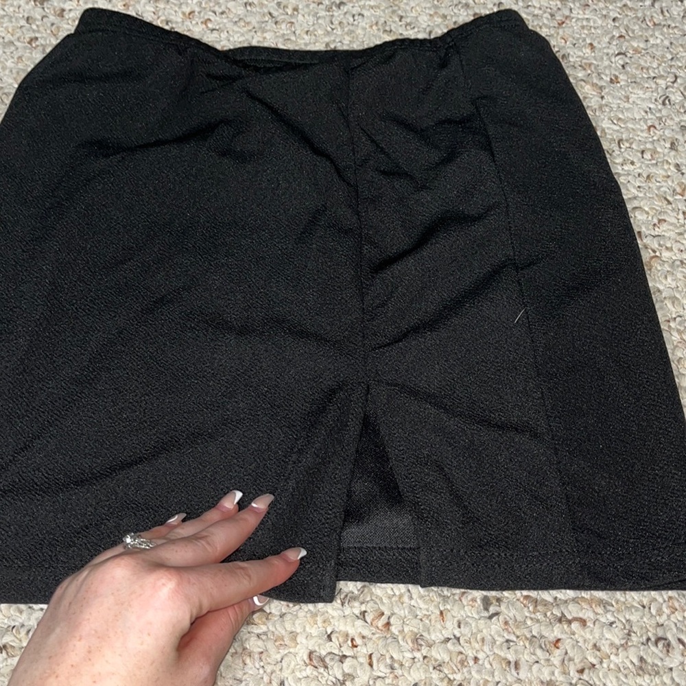 Mini skirt black SHEIN medium